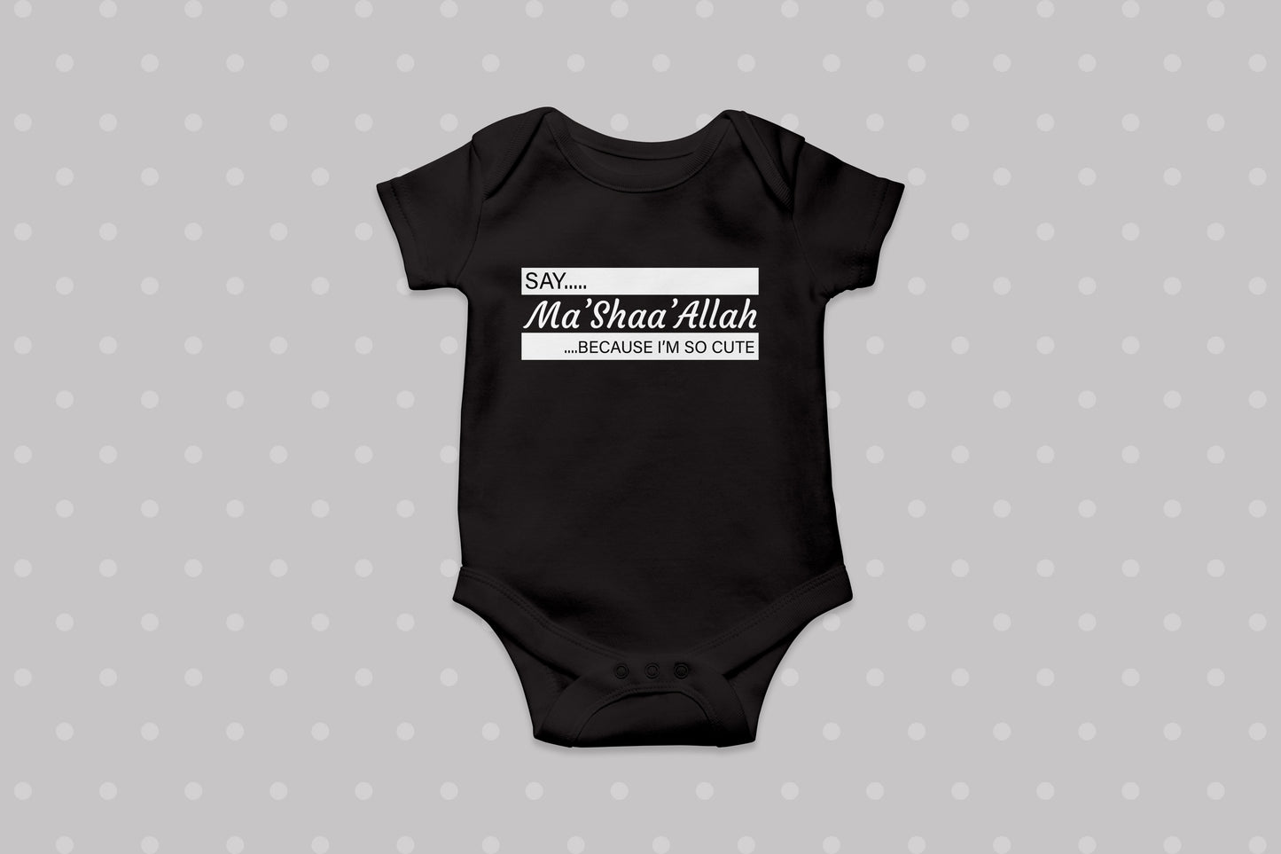 Muslim Design Baby Onesie