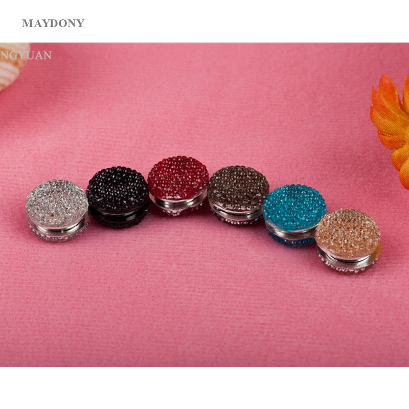 Glitter Clamshell Hijab/Headscarf/Abaya Magnetic Brooch (12 Pcs