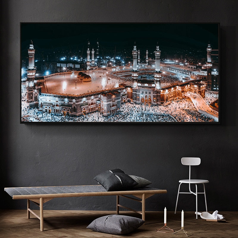 Mecca Landscape HD Islamic Canvas Art