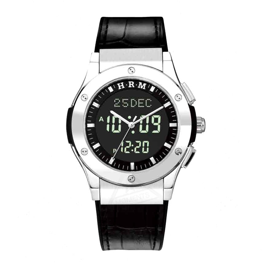 Modern Qibla Watch for Muslim Man with Prayer Alarm and Auto Azan Time